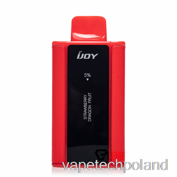 Vape Tech Polska Ijoy Kapitan 10000 Jednorazowego Użytku Truskawkowy Smoczy Owoc